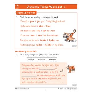 KS2 Year 4 English 10-Minute Weekly Workouts: Spelling & Vocabulary Look Inside Image 6