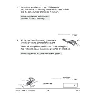 KS2 Year 4 Maths 10-Minute Tests: Addition & Subtraction Look Inside Image 3