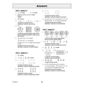 KS2 Year 4 Maths 10-Minute Tests: Fractions & Decimals Look Inside Image 6
