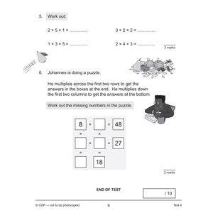 KS2 Year 4 Maths 10-Minute Tests: Multiplication & Division Look Inside Image 5