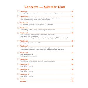 KS2 Year 4 Maths 10-Minute Weekly Workouts: Arithmetic Look Inside Image 4