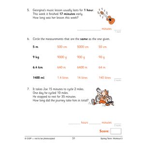 KS2 Year 4 Maths 10-Minute Weekly Workouts Look Inside Image 5
