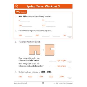 KS2 Year 4 Maths 10-Minute Weekly Workouts Look Inside Image 4