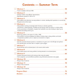 KS2 Year 4 Maths 10-Minute Weekly Workouts Look Inside Image 2