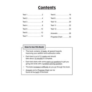 KS2 Year 5 Maths 10-Minute Tests: Addition & Subtraction Look Inside Image 1