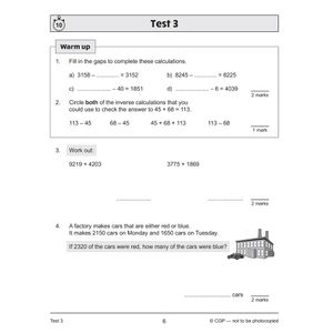 KS2 Year 5 Maths 10-Minute Tests: Addition & Subtraction Look Inside Image 2