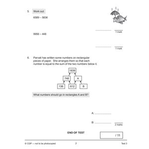 KS2 Year 5 Maths 10-Minute Tests: Addition & Subtraction Look Inside Image 3
