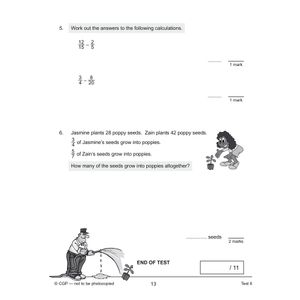 KS2 Year 5 Maths 10-Minute Tests: Fractions, Decimals & Percentages Look Inside Image 3