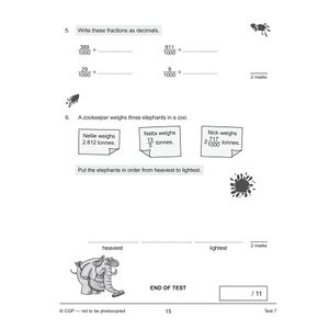 KS2 Year 5 Maths 10-Minute Tests: Fractions, Decimals & Percentages Look Inside Image 5