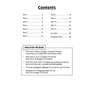 KS2 Year 5 Maths 10-Minute Tests: Multiplication & Division Look Inside Image 1
