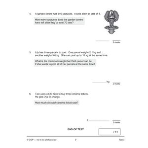 KS2 Year 5 Maths 10-Minute Tests: Problem Solving Look Inside Image 3