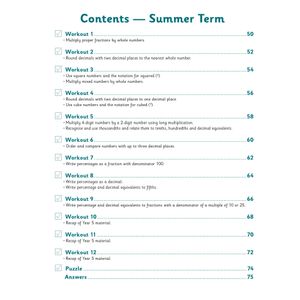 KS2 Year 5 Maths 10-Minute Weekly Workouts: Arithmetic Look Inside Image 4