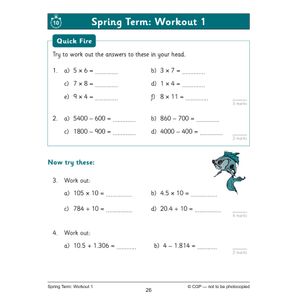 KS2 Year 5 Maths 10-Minute Weekly Workouts: Arithmetic Look Inside Image 5
