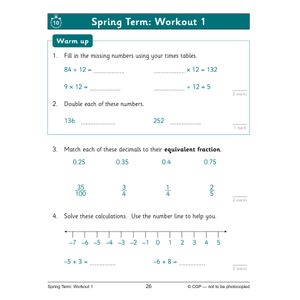 KS2 Year 5 Maths 10-Minute Weekly Workouts Look Inside Image 5