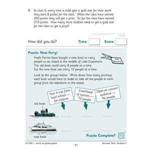 KS2 Year 5 Maths Times Tables 10-Minute Weekly Workouts Look Inside Image 5