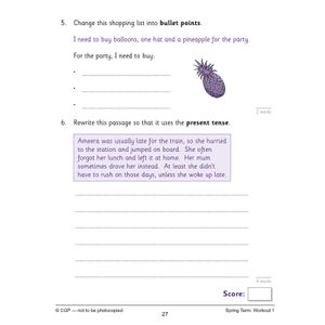 KS2 Year 6 English 10-Minute Weekly Workouts Look Inside Image 5