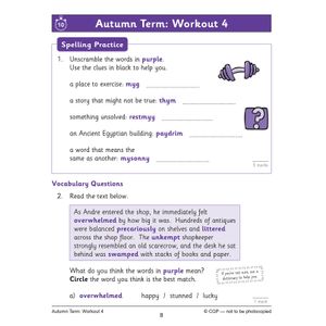 KS2 Year 6 English 10-Minute Weekly Workouts: Spelling & Vocabulary Look Inside Image 4