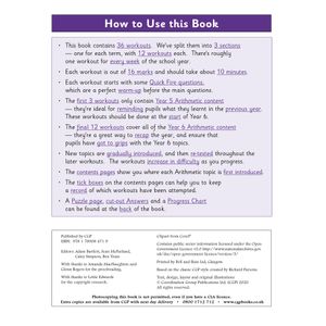 KS2 Year 6 Maths 10-Minute Weekly Workouts: Arithmetic Look Inside Image 1