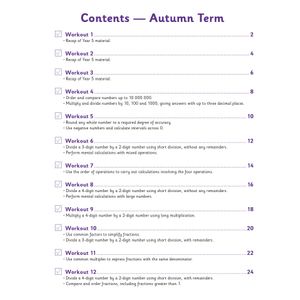 KS2 Year 6 Maths 10-Minute Weekly Workouts: Arithmetic Look Inside Image 2