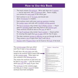 KS2 Year 6 Maths 10-Minute Weekly Workouts Look Inside Image 1