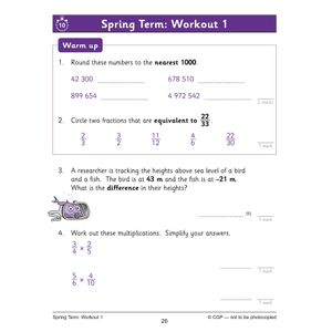 KS2 Year 6 Maths 10-Minute Weekly Workouts Look Inside Image 5