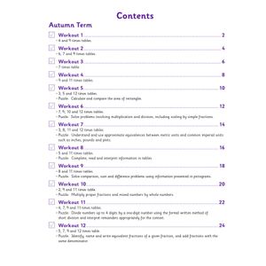 KS2 Year 6 Maths Times Tables 10-Minute Weekly Workouts Look Inside Image 1