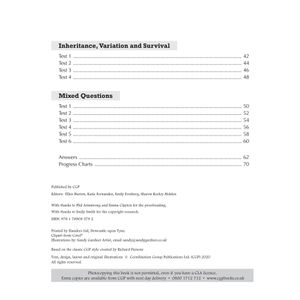KS3 Biology 10-Minute Tests (Ages 11-14) Look Inside Image 2