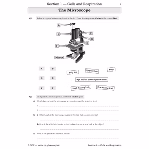KS3 Biology Workbook (Ages 11-14) Look Inside Image 3