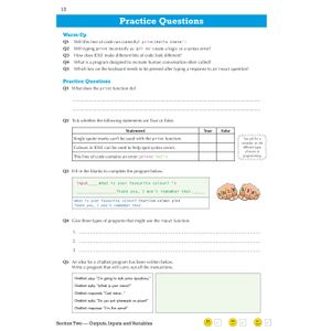 KS3 Computing: Python Programming Guide with Online Edition, Python Files & Videos Look Inside Image 5