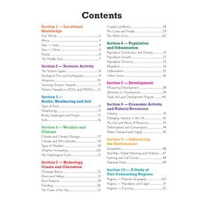 KS3 Geography Knowledge Organiser Look Inside Image 1