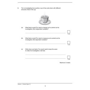 KS3 Science Practice Papers (Ages 13-14) Look Inside Image 4