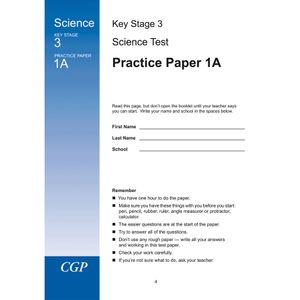 KS3 Science Practice Papers (Ages 13-14) Look Inside Image 2