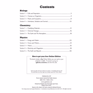 KS3 Science Study & Question Book Answers (Ages 11-14) Look Inside Image 1