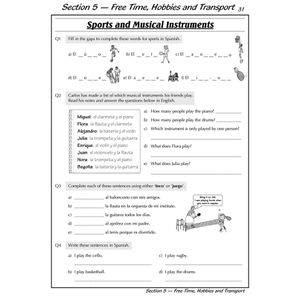 KS3 Spanish Workbook (Ages 11-14) Look Inside Image 3