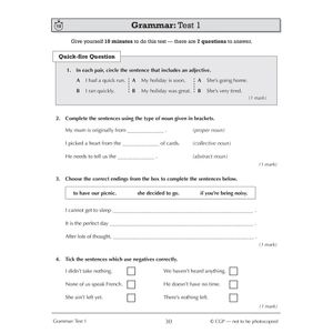 KS3 Spelling, Punctuation & Grammar 10-Minute Tests (Ages 11-14) Look Inside Image 5