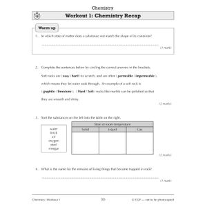 KS3 Year 7 Science 10-Minute Weekly Workouts (includes answers) Look Inside Image 4