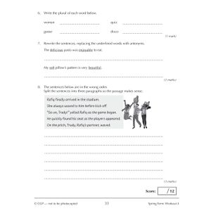 KS3 Year 7 Spelling, Punctuation and Grammar 10-Minute Weekly Workouts Look Inside Image 5