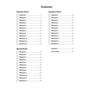 KS3 Year 8 Spelling, Punctuation and Grammar 10-Minute Weekly Workouts Look Inside Image 1