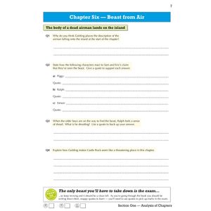 Lord of the Flies Workbook (Ages 14-16) Look Inside Image 5