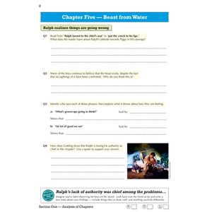 Lord of the Flies Workbook (Ages 14-16) Look Inside Image 4