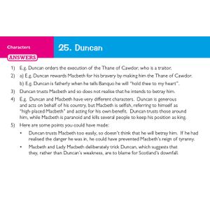 Macbeth Revision Question Cards (Ages 14-16) Look Inside Image 4