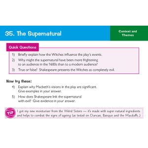 Macbeth Revision Question Cards (Ages 14-16) Look Inside Image 5