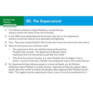 Macbeth Revision Question Cards (Ages 14-16) Look Inside Image 6