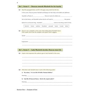 Macbeth Workbook (Ages 14-16) Look Inside Image 6