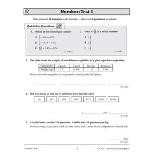 Mathematics for KS3: 10-Minute Tests - Book 1 (including Answers) Look Inside Image 5