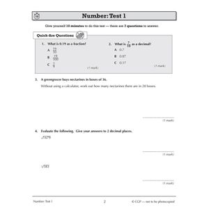 Mathematics for KS3: 10-Minute Tests - Book 2 (including Answers) Look Inside Image 2