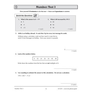 Mathematics for KS3: 10-Minute Tests - Book 2 (including Answers) Look Inside Image 6