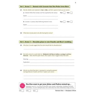 Much Ado About Nothing Workbook (Ages 14-16) Look Inside Image 5