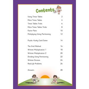 Multiplication & Division Activity Book for Ages 8-9 (Year 4) Look Inside Image 1