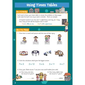 Multiplication & Division Activity Book for Ages 8-9 (Year 4) Look Inside Image 2